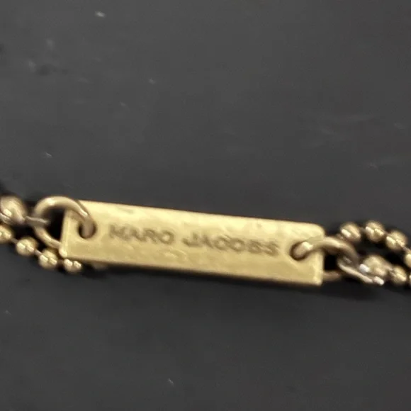 Marc Jacobs Gold and Green Charm Brooch